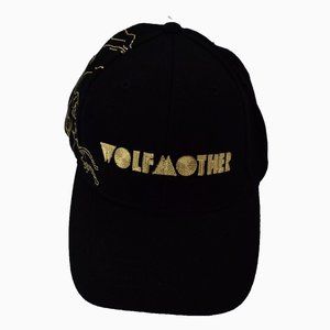 Vitris Mens Wolfmother Angel Graphic Black Flex Fit Hat Cap New With Tags